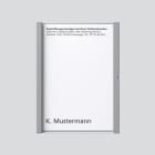 SIEDLE - Namensschild kpl. TM 612-1/, BTM 650-01 TM, titan-metallic