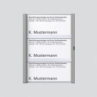 SIEDLE - Namensschild kpl. TM 611-3 TM, titan-metallic