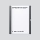 SIEDLE - Namenssch. kpl. TM 612-1/BTM 650-01 DG, dunkelgrau-glimmer