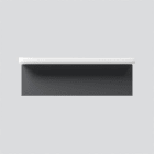 SIEDLE - LED-Flächenleuchte LEDF 600-3/1-0 DG, dunkelgrau-glimmer