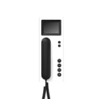 SIEDLE - Bus-Telefon Standard mit Farbmonitor, BTSV 850-03 WH/S weiß-hochgl./sw