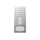 SIEDLE - Bus-Freisprechtelefon Comfort Intercom, BFC 850-01 E/W edelstahl/weiß