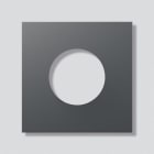 SIEDLE - Blendrahmen ACM 67X-.../BCM 65X-..., /CM 61X-... DG dunkelgrau-glimmer