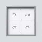 SIEDLE - Zustandsanzeige-Modul ZAM 600-01 SM, silber-metallic