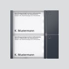 SIEDLE - Tasten-Modul TM 612-2 AG, anthrazitgrau