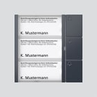 SIEDLE - Bus-Tasten-Modul BTM 650-03 AG, anthrazitgrau