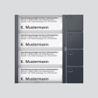 SIEDLE - Tasten-Modul TM 612-4 AG, anthrazitgrau