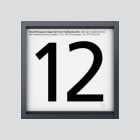 SIEDLE - Informations-Modul IM 612-0 AG, anthrazitgrau