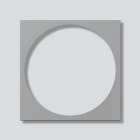 SIEDLE - Blendrahmen CMC/CMM 611/612-..., BCMM/BCMC 650-...TM, titan-metallic