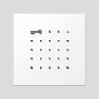 SIEDLE - Electronic-Key-Lese-Modul ELM 600-0 W, weiß