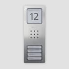 SIEDLE - Audio-Türstation Siedle Compact, CA 850-4 E, edelstahl gebürstet