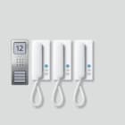 SIEDLE - Set Compact Audio SET CA 812-3 E/W, edelstahl-gebürstet