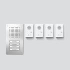 SIEDLE - Audio-Set Siedle CL CLAB 850-4 E/W, edelstahl/weiß