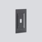 SIEDLE - Nachrüstblende HAT/NB 800-0 S, schwarz