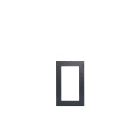 SIEDLE - Nachrüstblende VA/NB 611-2/1-0 AG, anthrazitgrau