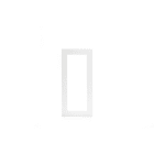 SIEDLE - Nachrüstblende VA/NB 611-3/1-0 W, weiß