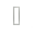 SIEDLE - Nachrüstblende VA/NB 611-4/1-0 SM, silber-metallic