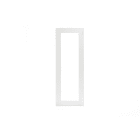 SIEDLE - Nachrüstblende VA/NB 611-4/1-0 W, weiß