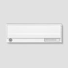 SIEDLE - Briefeinwurfklappe mit Entnahmetür, RGA/RGF 611-3/1 SM, silber-metallic