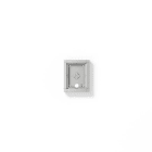SIEDLE - Gehäuse-Aufputz GA 612-1/1-01 SM, silber-metallic