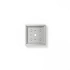 SIEDLE - Gehäuse-Aufputz GA 612-2/2-01 SM, silber-metallic