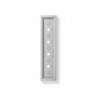 SIEDLE - Gehäuse-Aufputz GA 612-5/1-01 SM, silber-metallic