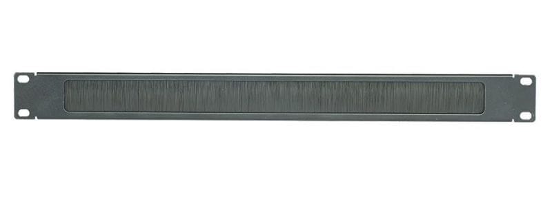 PANDUIT - 19'' Durchführungspanel 1HE mit Bürstenleiste schwarz
