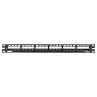 PANDUIT - 19 Zoll Patchpanel 24 Port Mini-Com 1HE leer schwarz