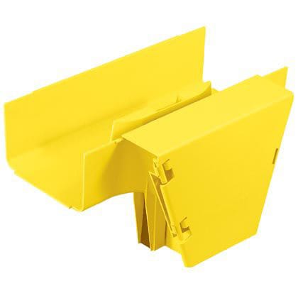 PANDUIT - FiberRunner 6x4 T-Stück vertikal 150x100mm gelb