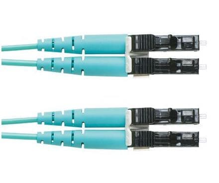 PANDUIT - LWL-Patchkabel 1,6mm OM4 LSOH LC-DX <> LC-DX 1m