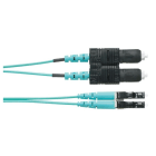 PANDUIT - LWL-Patchkabel 1,6mm OM4 LSOH LC-DX <> SC-DX 2m