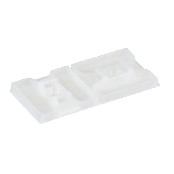 PANDUIT - Befestigungssockel,selbstklebend,27.9x27.9mm,PA6.6,weiß,VPE 100