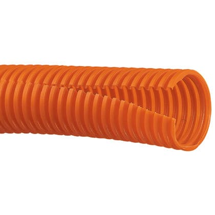 PANDUIT - Wellrohr geschlitzt, NW 40,0 mm, PE Orange, -40°C bis +50°C, Länge: 3,1 m