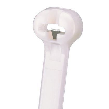 PANDUIT - Kabelbinder mit Stahlnase, 378x7mm, PA 6.6, Natur , VPE 250