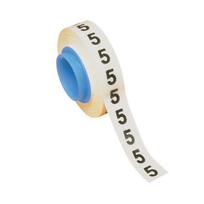 PANDUIT - Kabelmarkierer zum Nachbestücken Zahl 0 Höhe 3,2mm Polyester Länge/Rolle 2,4m