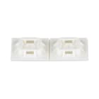 PANDUIT - Befestigungssockel,selbstklebend,25.4x25.4mm,PA6.6,weiß,VPE 100