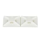 PANDUIT - Befestigungssockel,selbstklebend,25.4x25.4mm,Hochtemp.,ABS,weiß,VPE 100