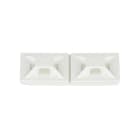 PANDUIT - Befestigungssockel,selbstklebend,19.1x19.1mm,ABS,weiß,VPE 500