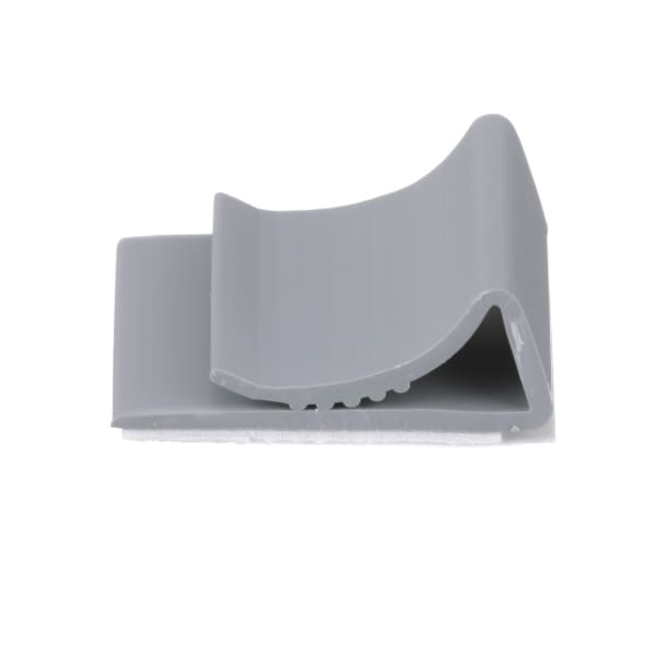 PANDUIT - Kabelklemme f. Flachbandkabel,selbstklebend,25.4x27.7x9.7mm,PVC,hellgr.,VPE500