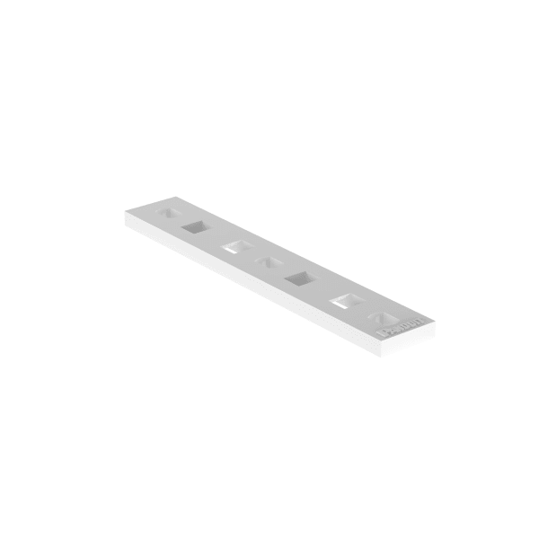 PANDUIT - Kabelbinderhalterungsplatte,2 Bündel,M-S Kabelbind.,M3 Schraubbefestigung,VPE100