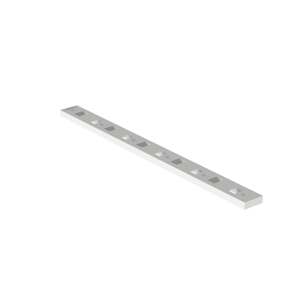 PANDUIT - Kabelbinderhalterungsplatte,5 Bündel,M-H Kabelbind.,M5 Schraubbefestigung,VPE100