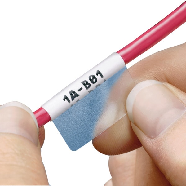 PANDUIT - Etikett selbstlaminierend, B 25,4mm L 27,2mm P 19,1mm weiß Mat. Poly 1000 St.