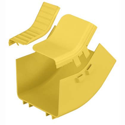 PANDUIT - Kanalwinkelstück 45° vertikal innen f. FiberR.6x4 150x100mm