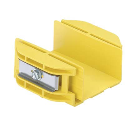 PANDUIT - FiberRunner 2x2 Schnellverbinder für Kanalsystem 50x50mm gelb