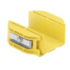 PANDUIT - FiberRunner 2x2 Schnellverbinder für Kanalsystem 50x50mm gelb