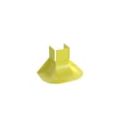 PANDUIT - FiberRunner 2x2 3-seitiger Trompeten Kabelauslass für 50x50mm Kanal gelb