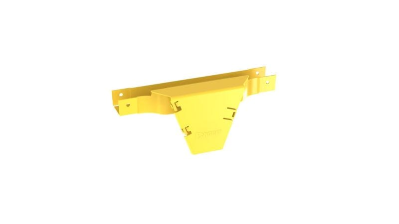 PANDUIT - FiberRunner 2x2 T-Stück vertikal mit Deckel für Kanal 50x50mm gelb