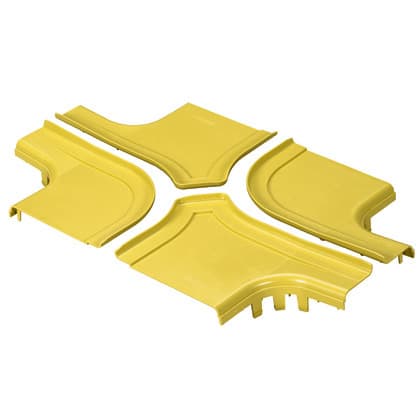 PANDUIT - FiberRunner 12x4 Split-Abdeckung für Kreuzung FRFWC12X4LYL
