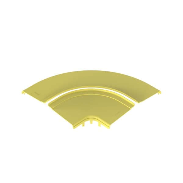 PANDUIT - FiberRunner 12x4 Split-Abdeckung für 90° Bogen FRRA12X4LYL