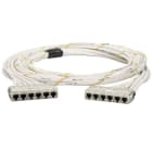 PANDUIT - QuickNet Kat.6A Trunk mit 6Port Buchsenmdoulkassetten beidseitig 11m
